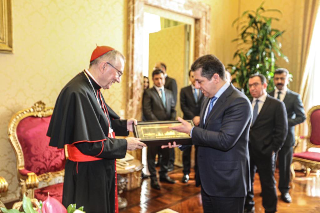 Kurdistan Region PM meets with high-level official in Vatican City